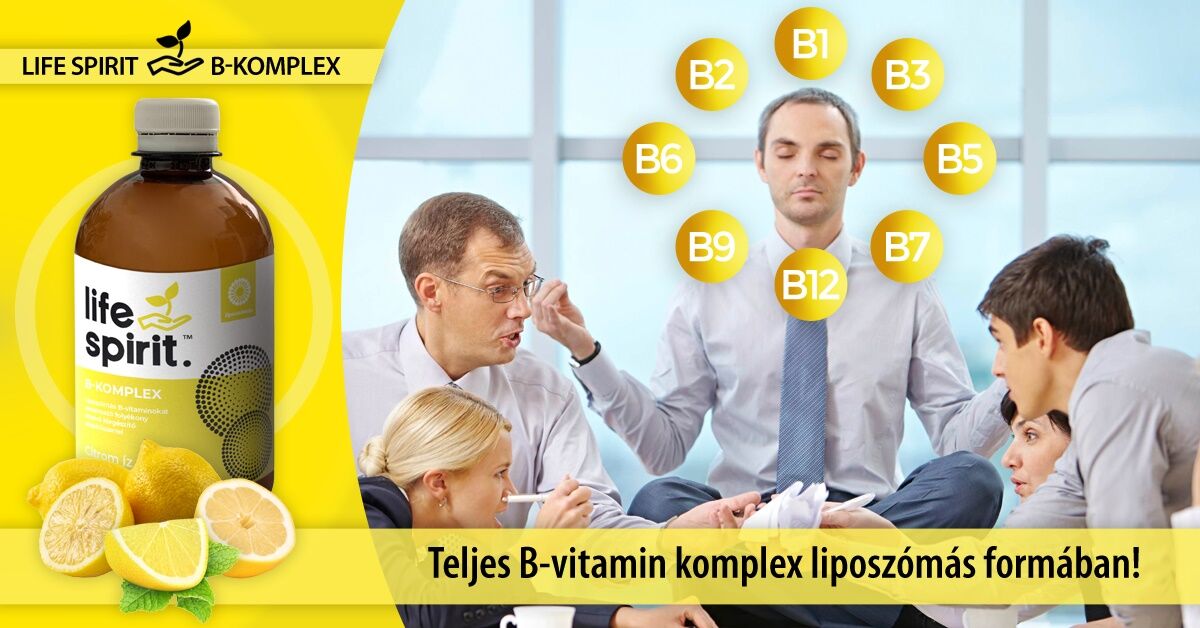 Ajánlatunk: Liposzómás, folyékony B-komplex vitamin