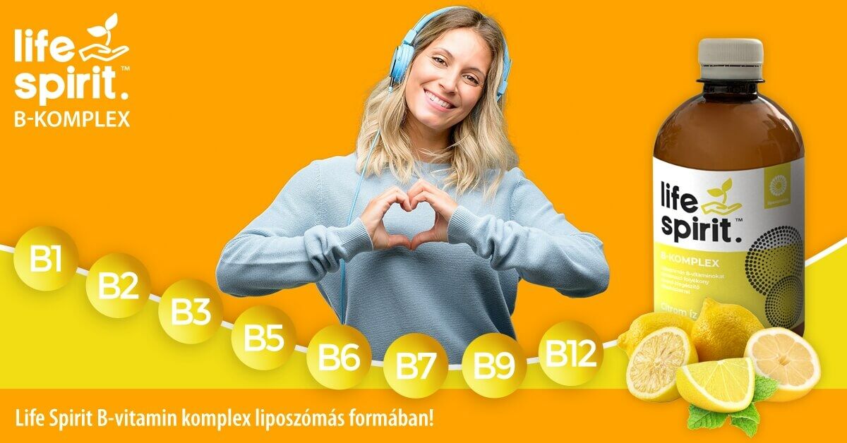 Liposzómás B-vitamin komplex a Life Spirit-től!