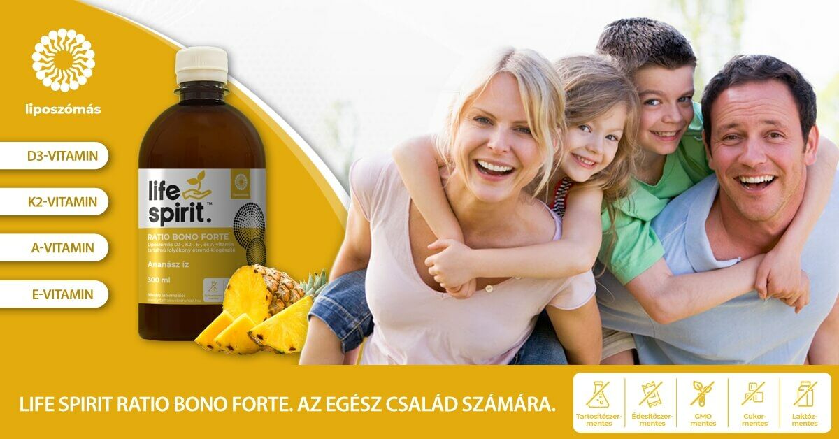 Liposzómás D-vitamin - Life Spirit Ratio Bono Forte
