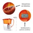 Geyser Hercules vízszűrő kancsó 4 liter