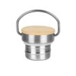 BerlingerHaus Kulacs (termosz) bambusz kupakkal 600 ml - Taupe Collection