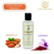 Khadi Natural Moisturiser Ayurvédikus Sáfrányos Mandula Hidratáló testápoló 210 ml (SLS, Paraben Free)