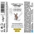 Pharmaid Donkey Milk Treasures Szamártejes csillámló narancssárga ajakbalzsam SPF 15' 4.5 g