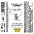 Pharmaid Donkey Milk Treasures Szamártejes csillámló rózsaszín ajakbalzsam SPF 15' 4.5 g