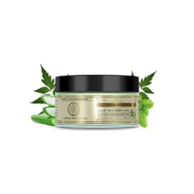 Khadi Natural Ayurvédikus Aloe vera, Neem & Bazsalikomolajos Arcmasszírozó Gél 100 g Khadi Natural Ayurvédikus Aloe vera, Neem & Bazsalikomolajos Arcmasszírozó Gél 100 g