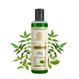 Khadi Natural Ayurvédikus Neem & Bazsalikom Arclemosó 210 ml Khadi Natural Ayurvédikus Neem & Bazsalikom Arclemosó 210 ml