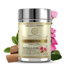 Khadi Natural Ayurvédikus Szantál & Rózsaolaj Arcpakolás 50 g Khadi Natural Ayurvédikus Szantál & Rózsaolaj Arcpakolás 50 g
