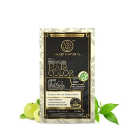 Khadi Natural Ayurvédikus Jaguár Fekete Hajfesték 150 g + 60 ml Khadi Natural Ayurvédikus Jaguár Fekete Hajfesték 150 g + 60 ml