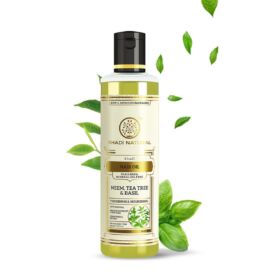 Khadi Natural Ayurvédikus Neem Hajolaj Teafa és Bazsalikomolajjal 210 ml Khadi Natural Ayurvédikus Neem Hajolaj Teafa és Bazsalikomolajjal 210 ml