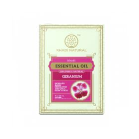 Khadi Natural Ayurvédikus Tiszta Geránium Illóolaj 15 ml  Khadi Natural Ayurvédikus Tiszta Geránium Illóolaj 15 ml
