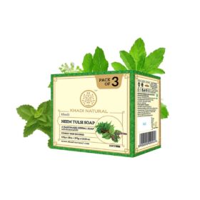 Khadi Natural Ayurvédikus Neem Tulsi szappan csomag 3x125g Khadi Natural Ayurvédikus Neem Tulsi szappan csomag 3x125g