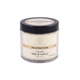 Khadi Natural Ayurvédikus Sáfrányos Tej Kézkrém Sheavajjal 100 g 