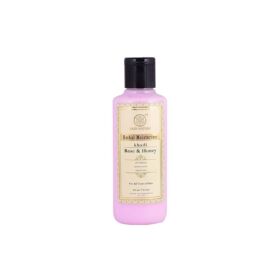 Khadi Natural Moisturiser Ayurvédikus Természetes Rózsa - Méz hidratáló testápoló 210 ml (SLS, Paraben Free)