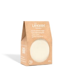 Lekker Face bar arctisztító szappan zöld anyaggal 40 g Lekker Face bar arctisztító szappan zöld anyaggal 40 g