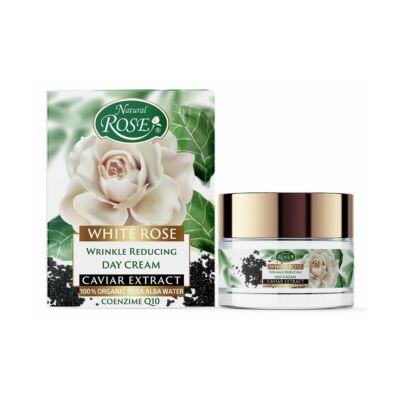 Arsy Cosmetics Natural Rose White Rose &amp; Caviar Ránctalanító nappali krém 50 ml