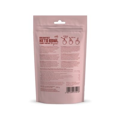 Diet Food Keto Bowl Ketogén reggeli Peanut Protein 200 g