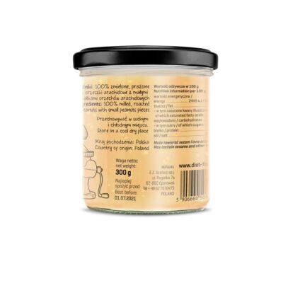 Diet Food Bio Földimogyoró krém ropogós (Peanut Cruncy) 300 g