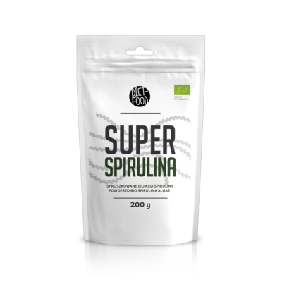 Diet Food Bio Spirulina alga por 200 g