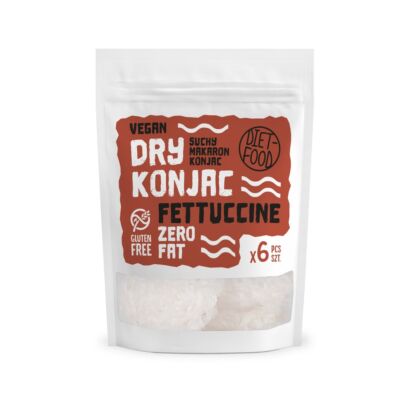 Diet Food Száraz Shirataki Gluténmentes Konjac tészta Fettuccine 150 g
