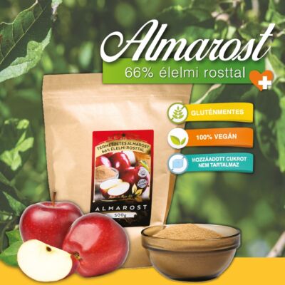 Természetes almarost 66% élelmi rosttal 500 g