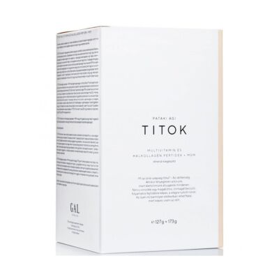 GAL TITOK Multivitamin 127 g és Halkollagén peptidek + MSM italpor 173 g