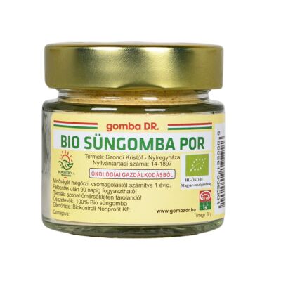 Gomba DR. Kistermelői őrölt BIO Süngomba por 30 g
