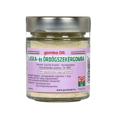 Gomba DR. Kistermelői őrölt Laska és Ördögszekérgomba 30 g
