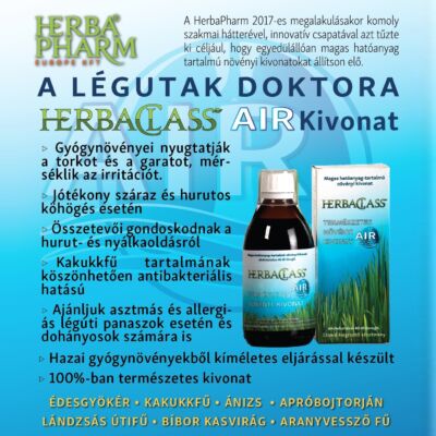 HerbaClass AIR természetes növényi kivonat 300 ml