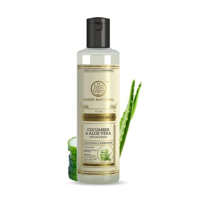 Khadi Natural Ayurvédikus Bőrápolótej Uborkával &amp; Aloe Verával 210 ml	