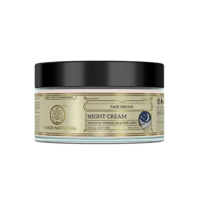 Khadi Natural Night Cream Ayurvédikus Gyógyfüves Éjszakai Krém 50 g