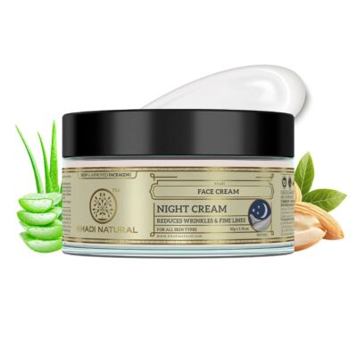 Khadi Natural Night Cream Ayurvédikus Gyógyfüves Éjszakai Krém 50 g