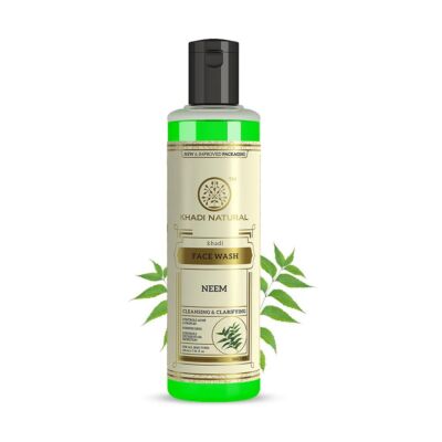 Khadi Natural Ayurvédikus Neem Arclemosó 210 ml