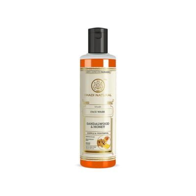 Khadi Natural Ayurvédikus Szantálfa &amp; Méz arclemosó 210 ml