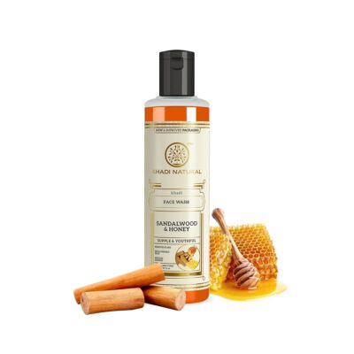 Khadi Natural Ayurvédikus Szantálfa &amp; Méz arclemosó 210 ml