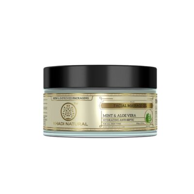 Khadi Natural Menta &amp;amp; Aloe Vera Arcmasszázs Gél 100 g
