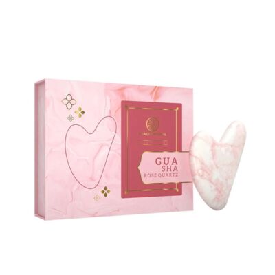 Khadi Natural Rózsakvarc Gua-Sha Arcmasszírozó Kő