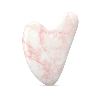 Khadi Natural Rózsakvarc Gua-Sha Arcmasszírozó Kő