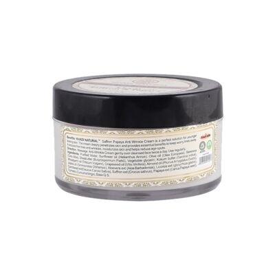 Khadi Natural Saffron Papaya Ayurvédikus Sáfrány Papaya ránctalanító arckrém 50 g