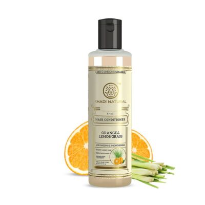 Khadi Natural Ayurvédikus Citromfüves Narancs Hajkondicionáló 210 ml