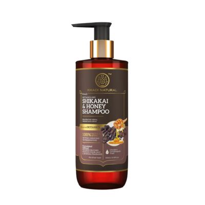 Khadi Natural Gyógynövényes Shikakai &amp;amp; Méz Sampon 310 ml