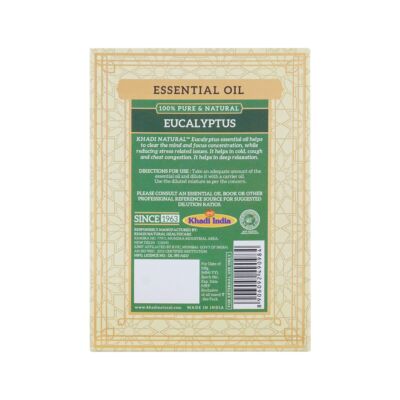 Khadi Natural Ayurvédikus Eukaliptuszolaj 15 ml
