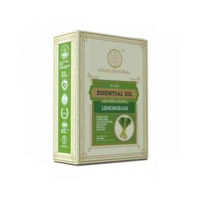 Khadi Natural Lemongrass Ayurvédikus Tiszta Citromfű Illóolaj 15 ml