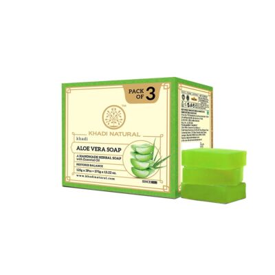 Khadi Natural Ayurvédikus Aloe Vera szappan csomag 3x125 g