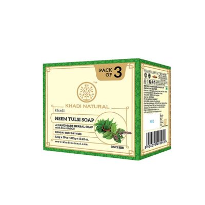 Khadi Natural Ayurvédikus Neem Tulsi szappan csomag 3x125g
