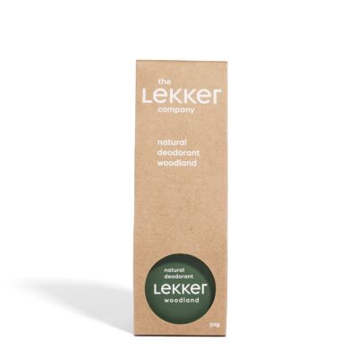 Lekker 100% növényi krémdezodor erdei illattal 30 g