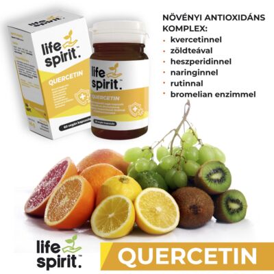 Life Spirit Quercetin - Bromelain - Zöldtea - Narigrin - Rutin - Heszperidin kapszula 60 db