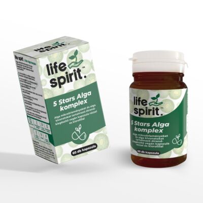 Life Spirit 5 Stars Alga komplex kapszula rézzel és klorofillal 60 db