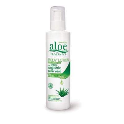Pharmaid Aloe Treasures Aloe Vera testápoló teafa olajjal 250 ml