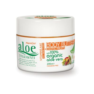 Pharmaid Aloe Treasures testvaj Egzotikus gyümölccsel 200 ml