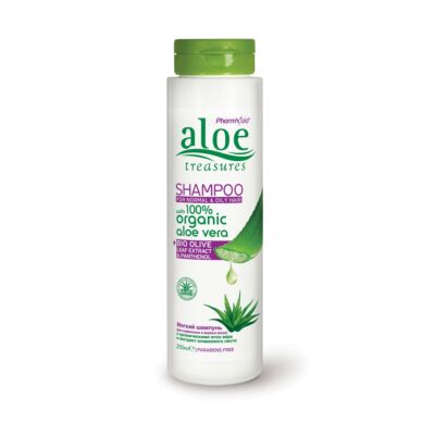 Pharmaid Aloe Treasures Sampon normál és zsíros hajra 250 ml